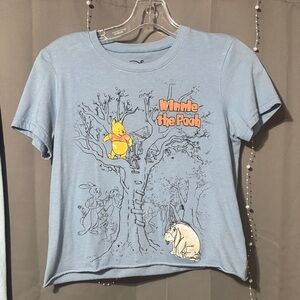 Disney women's graphic Winnie the Pooh crop-top